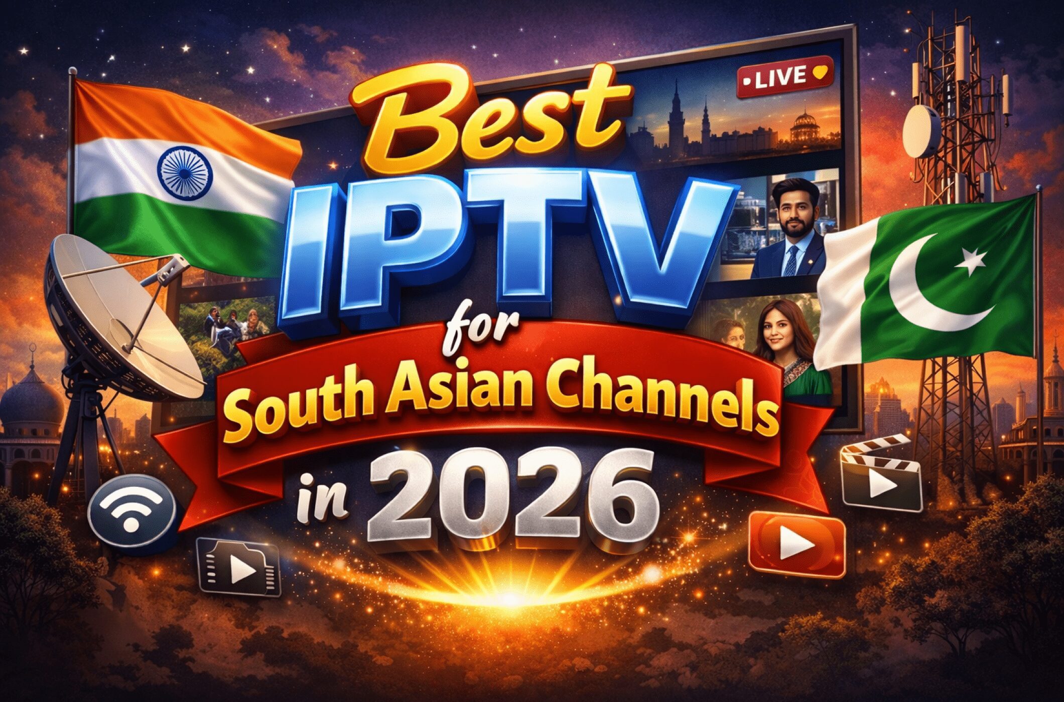 Premium IPTV subscription worldwide with live TV channels sports movies and HD 4K streaming