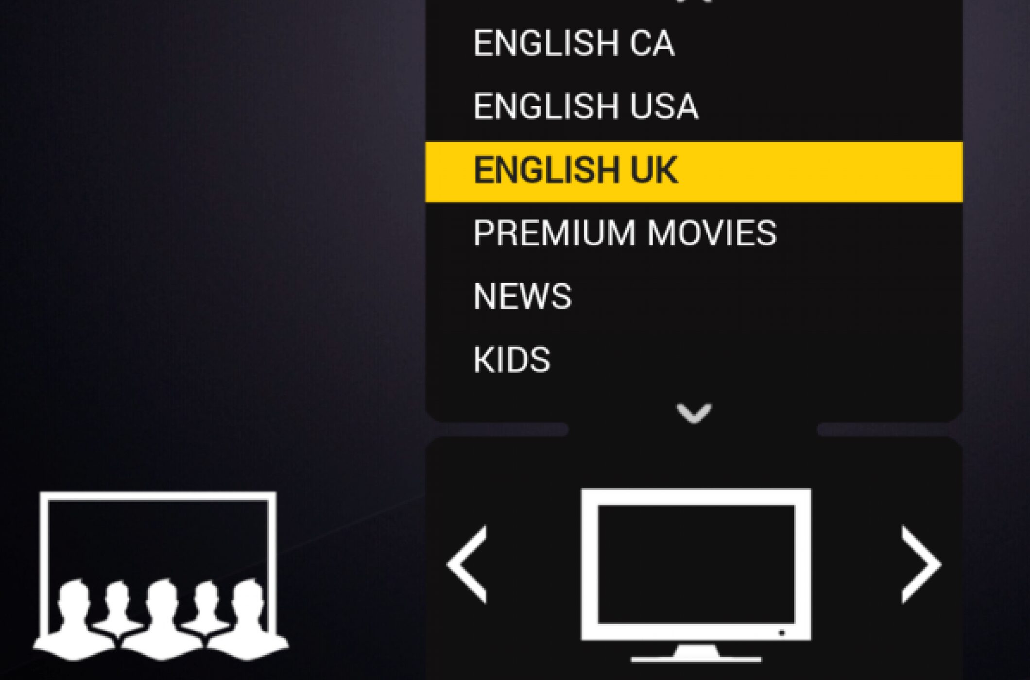 Premium IPTV subscription worldwide with live TV channels sports movies and HD 4K streaming